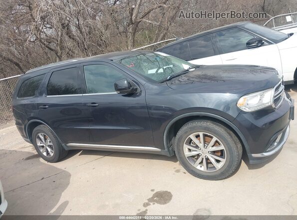 1C4RDHDG0GC353025 2016 DODGE DURANGO Black Widok wnętrza z tyłu
