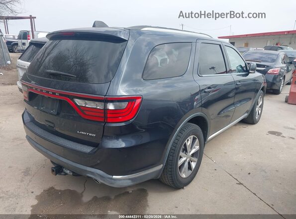 1C4RDHDG0GC353025 2016 DODGE DURANGO Black Tył prawy