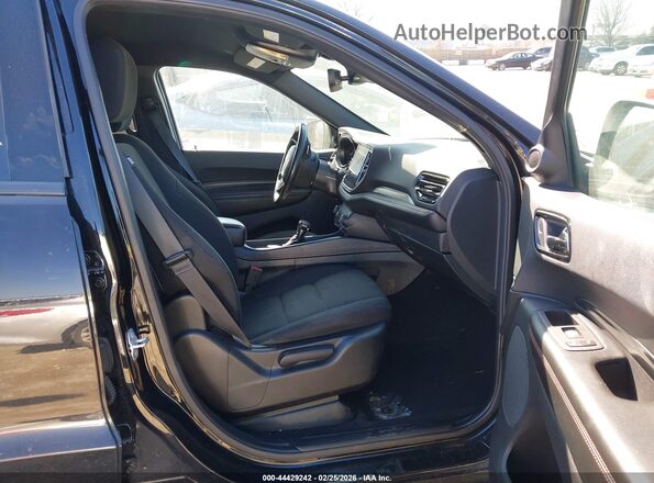 1C4RDHDG8PC596663 2023 DODGE DURANGO Black Widok wnętrza z przodu