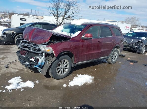 1C4RDJAG0JC218369 2018 DODGE DURANGO Burgundy Front left