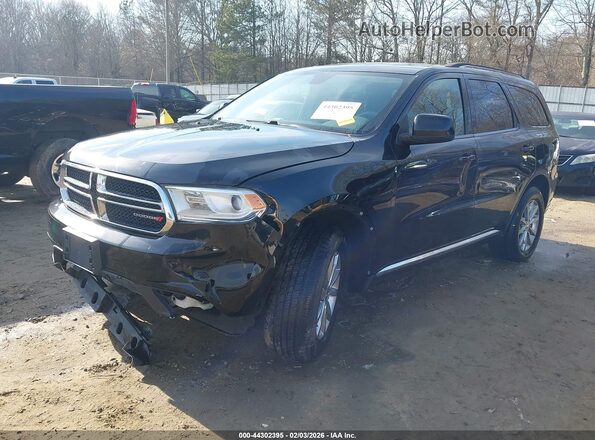 1C4RDJAG4HC669783 2017 DODGE DURANGO Black წინა მარცხენა ხედი სამი მეოთხედიდან
