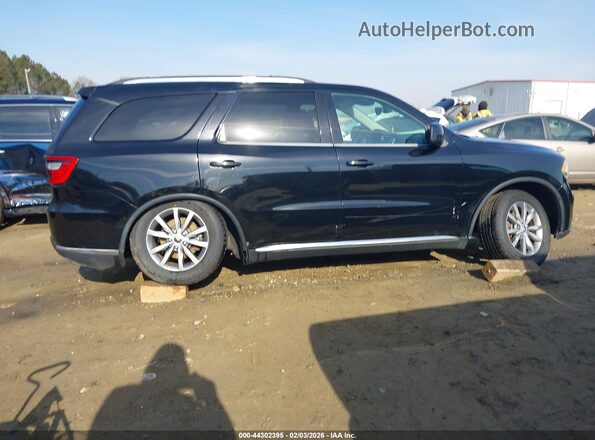 1C4RDJAG4HC669783 2017 DODGE DURANGO Black უკანა სალონის ხედი