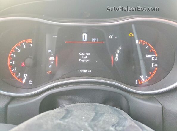 1C4RDJAG9LC249283 2020 DODGE DURANGO Gray Вид щитка приладів