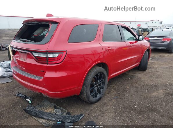 1C4RDJDG3KC708253 2019 DODGE DURANGO Red უკანა მარჯვენა