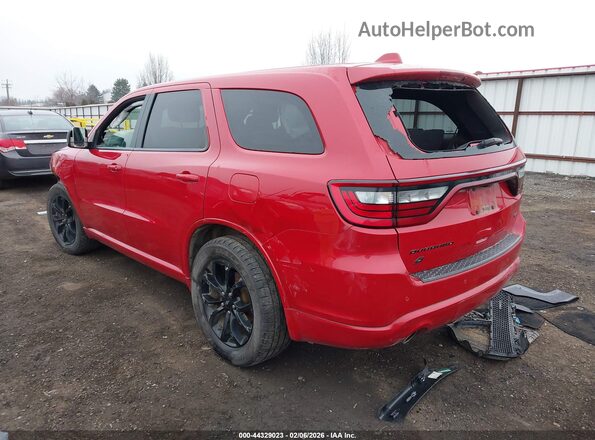1C4RDJDG3KC708253 2019 DODGE DURANGO Red უკანა მარცხენა