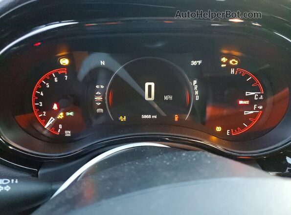 1C4RDJDG3TC152995 2026 DODGE DURANGO Black Vista del cuadro de instrumentos