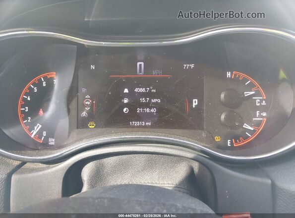 1C4RDJDG6GC353764 2016 DODGE DURANGO Черный Вид задних сидений