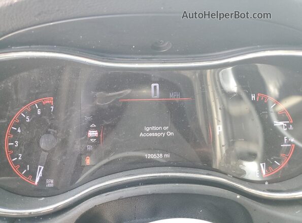 1C4RDJDG8HC652707 2017 DODGE DURANGO Белый Вид щитка приборов