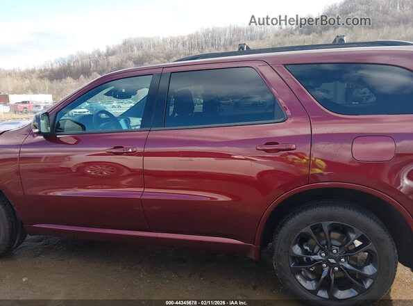 1C4RDJDG9SC517646 2025 DODGE DURANGO Maroon 