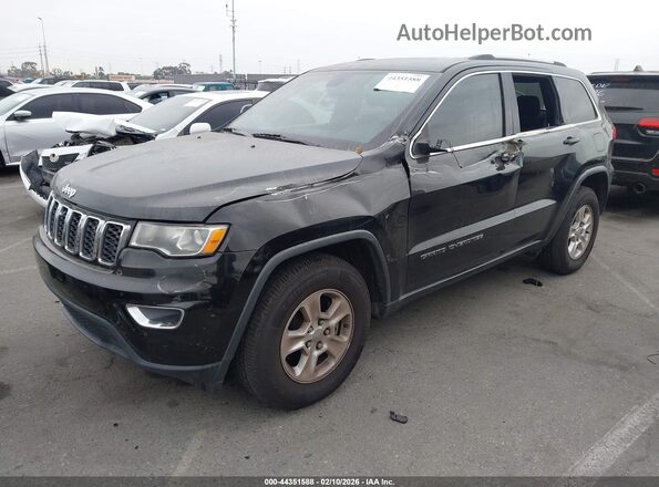 1C4RJEAG2HC696397 2017 JEEP GRAND CHEROKEE Черный Передняя левая четверть