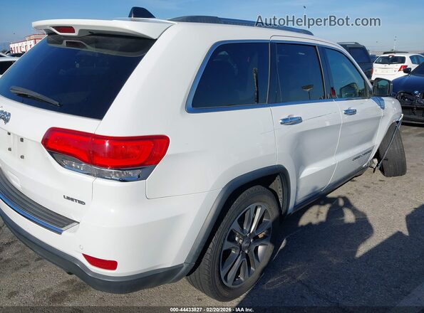1C4RJEBG2JC109734 2018 JEEP GRAND CHEROKEE White უკანა მარჯვენა