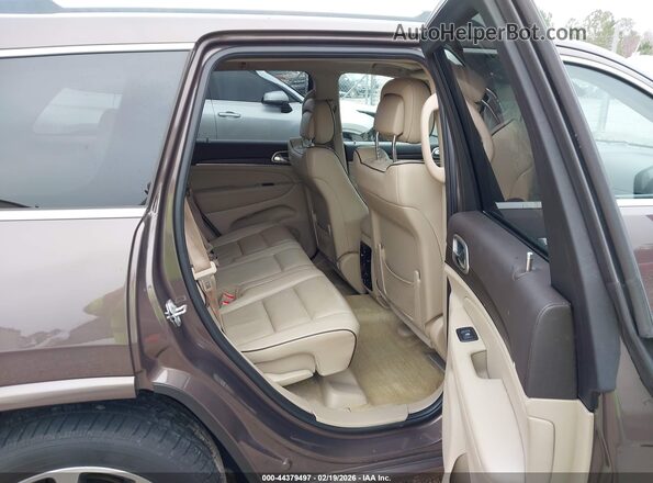 1C4RJECG1HC838283 2017 JEEP GRAND CHEROKEE Brown Widok naklejki z numerem VIN
