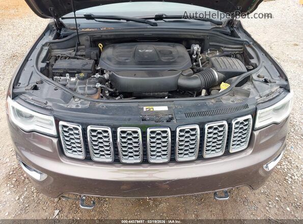 1C4RJECG1HC838283 2017 JEEP GRAND CHEROKEE Brown Widok z tyłu