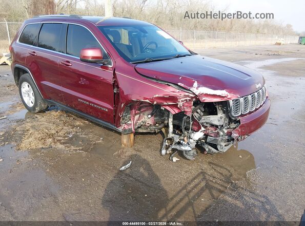 1C4RJFAG1HC766932 2017 JEEP GRAND CHEROKEE Бордовый Вид спереди