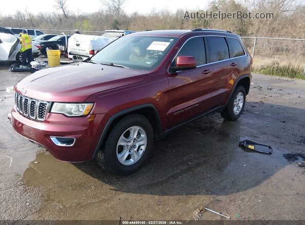 1C4RJFAG1HC766932 2017 JEEP GRAND CHEROKEE Бордовый Передняя левая четверть
