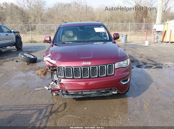 1C4RJFAG1HC766932 2017 JEEP GRAND CHEROKEE Бордовый Вид задней части салона