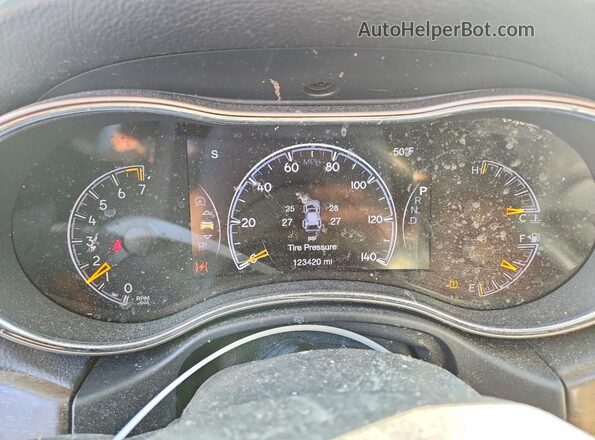 1C4RJFAGXGC477952 2016 JEEP GRAND Silver Вид щитка приладів