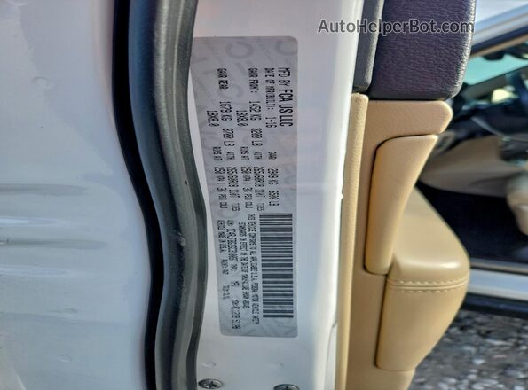 1C4RJFBG1GC310037 2016 JEEP GRAND White VIN կոդի պիտակի տեսք