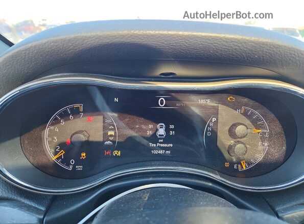 1C4RJFBG4GC312607 2016 JEEP GRAND Charcoal Widok zestawu wskaźników