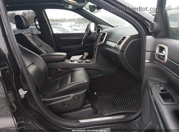 1C4RJFBG4HC617641 2017 JEEP GRAND CHEROKEE Black წინა სალონის ხედი