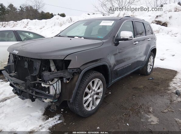 1C4RJFBG4HC617641 2017 JEEP GRAND CHEROKEE Black წინა მარცხენა ხედი სამი მეოთხედიდან