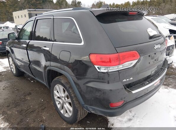 1C4RJFBG4HC617641 2017 JEEP GRAND CHEROKEE Black უკანა მარცხენა