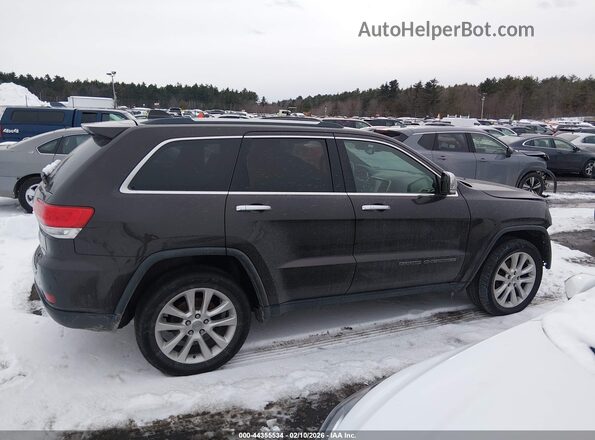 1C4RJFBG4HC617641 2017 JEEP GRAND CHEROKEE Black უკანა სალონის ხედი