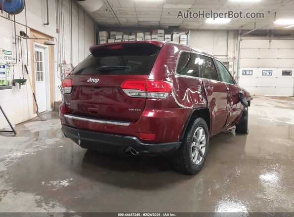 1C4RJFBG9GC339138 2016 JEEP GRAND CHEROKEE Maroon Задня права чверть