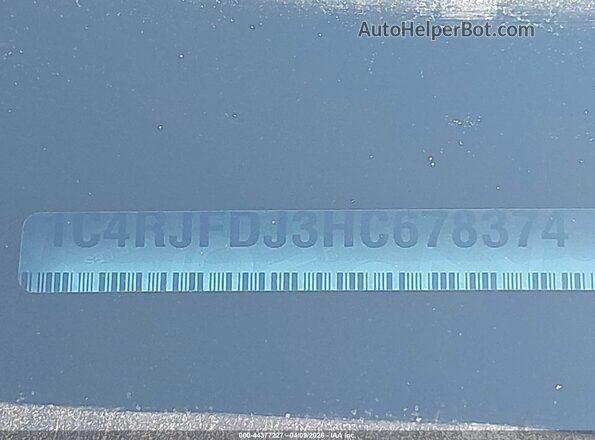 1C4RJFDJ3HC678374 2017 JEEP GRAND CHEROKEE Black 