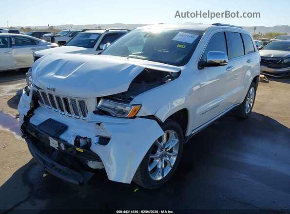 1C4RJFJG7GC497334 2016 JEEP GRAND CHEROKEE White Vista tres cuartos delantera izquierda