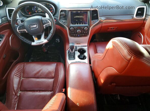 1C4RJFN99JC314230 2018 JEEP GRAND Белый Вид панели приборов