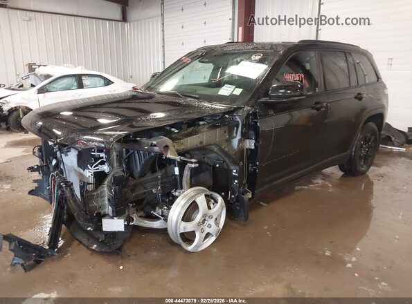 1C4RJHAG1SC341553 2025 JEEP GRAND CHEROKEE Black Առջևի ձախ երեք քառորդ տեսարան