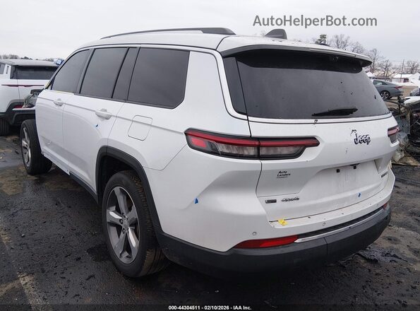 1C4RJKBG1M8118950 2021 JEEP GRAND CHEROKEE L Белый Задняя левая четверть