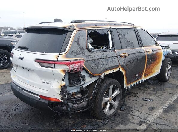 1C4RJKBG1M8118950 2021 JEEP GRAND CHEROKEE L Белый Задняя правая четверть