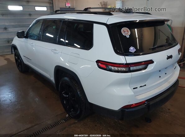 1C4RJKBG2N8546849 2022 JEEP GRAND CHEROKEE L Белый Задняя левая четверть