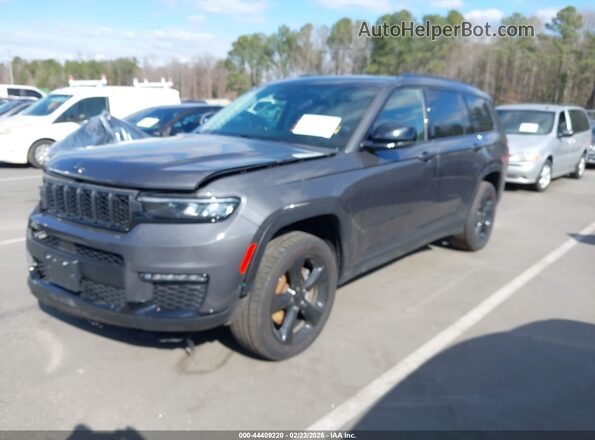 1C4RJKBG3P8101698 2023 JEEP GRAND CHEROKEE L Серый Передняя левая четверть