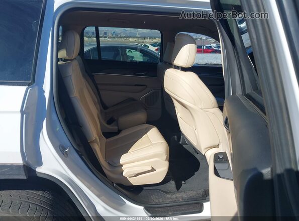 1C4RJKBG5M8135556 2021 JEEP GRAND CHEROKEE L White VIN კოდის სტიკერის ხედი