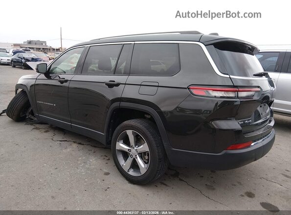 1C4RJKBG5N8531942 2022 JEEP GRAND CHEROKEE L Black უკანა მარცხენა