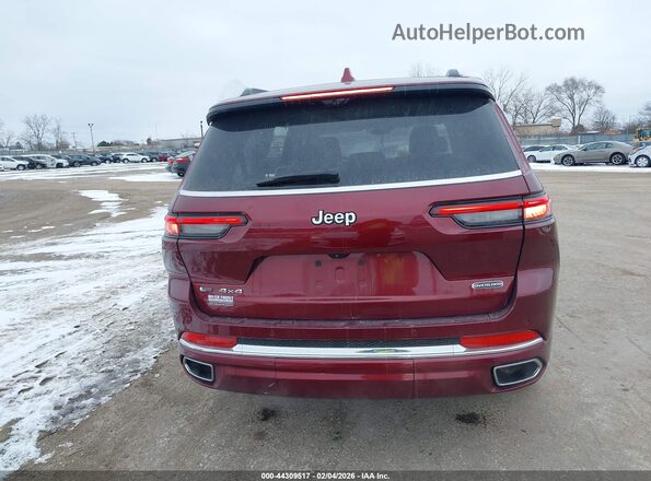 1C4RJKDGXN8543159 2022 JEEP GRAND CHEROKEE L Red 