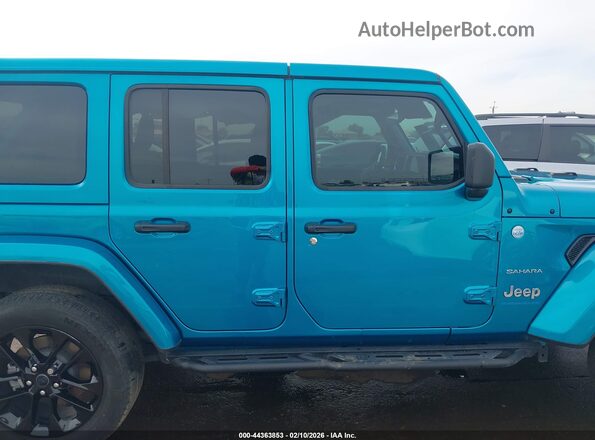 1C4RJXP64RW191584 2024 JEEP WRANGLER Blue Вид задньої частини салону