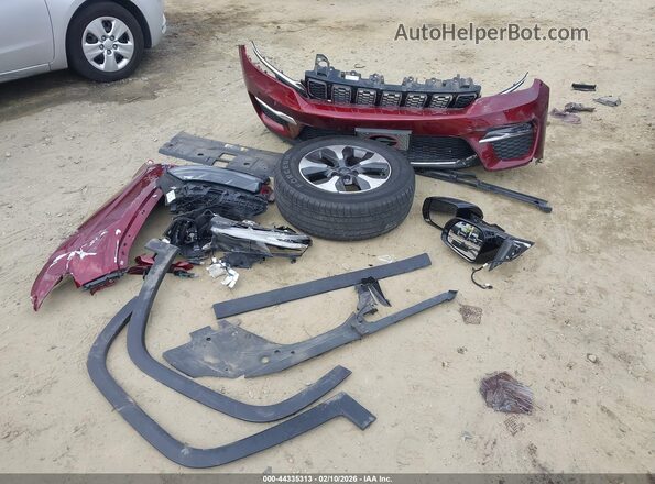 1C4RJYB63PC624291 2023 JEEP GRAND CHEROKEE 4XE Red ხელსაწყოთა პანელის ხედი