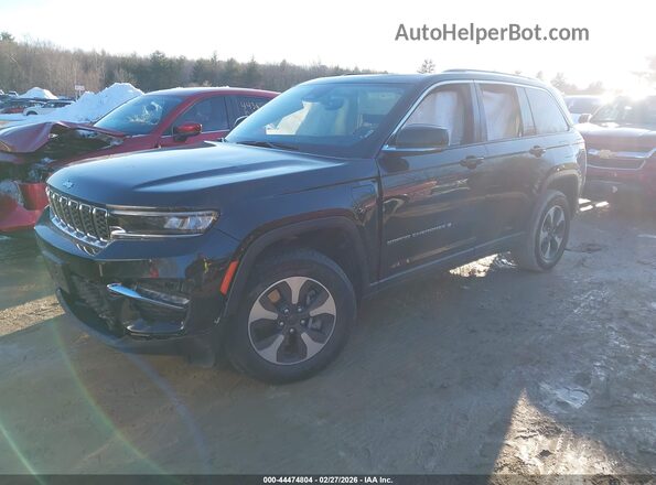 1C4RJYB68PC611360 2023 JEEP GRAND CHEROKEE 4XE Черный Передняя левая четверть