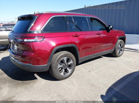 1C4RJYB69PC612131 2023 JEEP GRAND CHEROKEE 4XE Red უკანა მარჯვენა