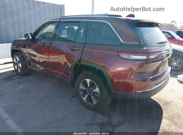 1C4RJYB69PC612131 2023 JEEP GRAND CHEROKEE 4XE Red უკანა მარცხენა