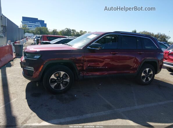 1C4RJYB69PC612131 2023 JEEP GRAND CHEROKEE 4XE Red სალონის 360-გრადუსიანი ხედი