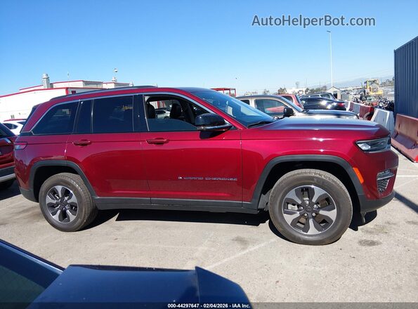1C4RJYB69PC612131 2023 JEEP GRAND CHEROKEE 4XE Red უკანა სალონის ხედი
