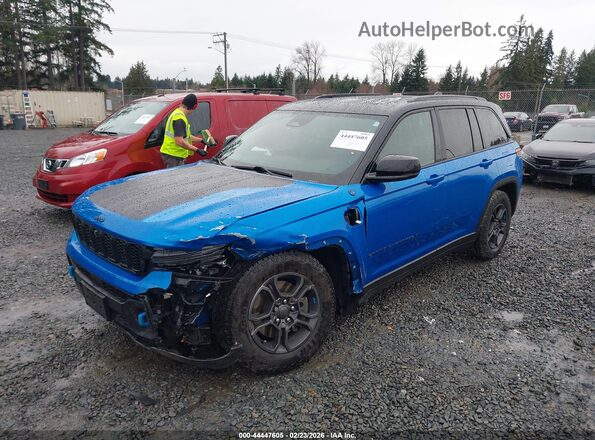 1C4RJYC60P8884004 2023 JEEP GRAND CHEROKEE 4XE Blue Front left