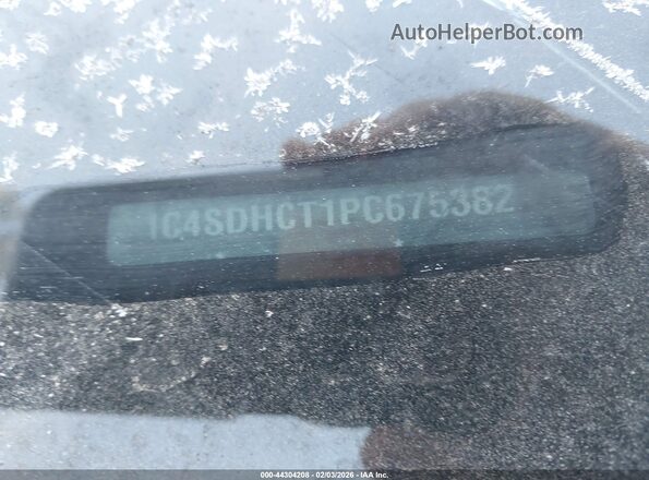 1C4SDHCT1PC675382 2023 DODGE DURANGO Black Вид підкапотного простору