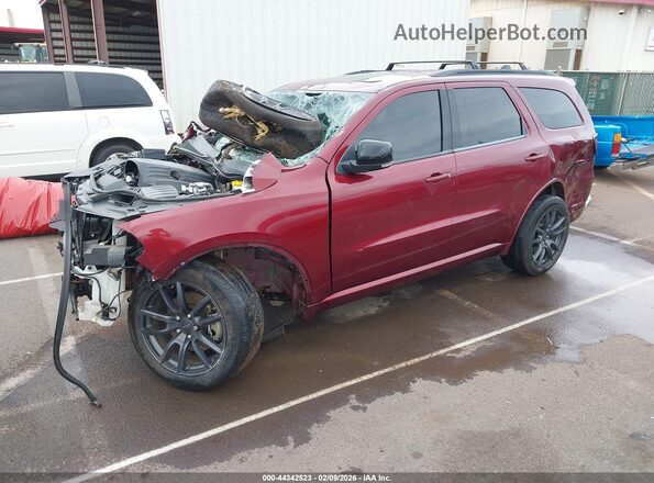 1C4SDHCT6PC557635 2023 DODGE DURANGO Red Առջևի ձախ երեք քառորդ տեսարան
