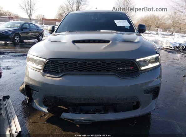 1C4SDJCT1NC198490 2022 DODGE DURANGO Gray წინა პანელის ხედი